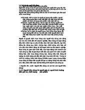 Vai trò của Người Tiêu Dùng trong Kinh Tế - Nghiên Cứu 101