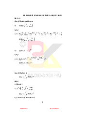 Đề thi cuối kỳ học phần Giải tích 1 năm 2015 | Đại học Bách Khoa Hà Nội