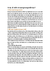 Ví dụ về chất và lượng trong triết học?