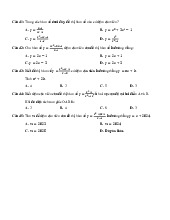 Bài tập tiệm cận | Toán 10