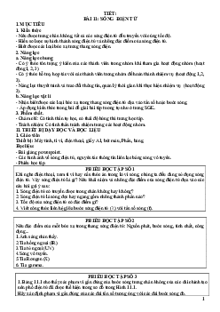 Bài 11: Sóng điện từ | Giáo án Vật Lí 11 Kết nối tri thức