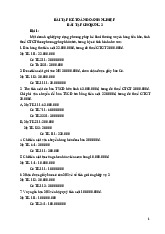 BÀI TẬP KẾ TOÁN DOANH NGHIỆP HOU - CHƯƠNG 2 & 4