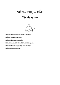 Bài tập trắc nghiệm nón – trụ – cầu vận dụng cao Toán 12