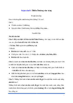 Soạn bài: Thiên Trường vãn vọng Ngữ Văn 8 | Kết nối tri thức