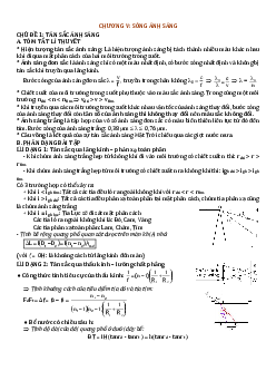 Giáo trình "Chương 5: Sóng ánh sáng"
