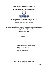 Tìm hiểu quy định về kết hôn theo pháp luật hôn nhân và gia đình Việt Nam ? Liên hệ thực tiễn | Bài tiểu luận môn Pháp luật đại cương
