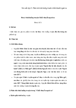 TOP 12 Mẫu Phân tích tình huống truyện Chiếc thuyền ngoài xa hay nhất | Văn mẫu 12