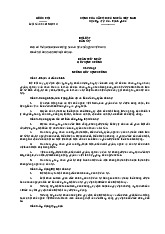 Bộ luật Dân sự Việt Nam | Môn Luật dân sự Việt Nam - Trường Đại học Luật Hà Nội
