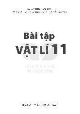 Sách Bài tập Vật lí 11 Kết nối tri thức - Vật lí 11