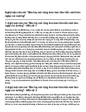 Nghị luận câu nói “Bàn tay mở rộng trao ban tâm hồn mới tràn ngập vui sướng” | Ngữ văn 11