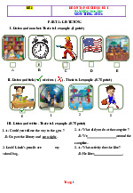 Đề Ôn Tập HK1 Tiếng Anh 5 Global Success 2025-2026 Có Đáp Án File Nghe-Đề 7