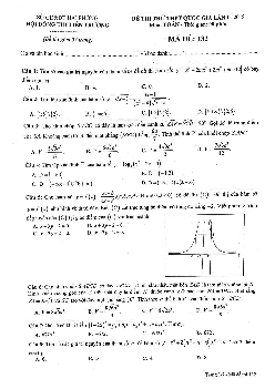 Đề thi thử Toán THPT Quốc gia 2019 lần 1 hội đồng thi liên trường – Hải Phòng