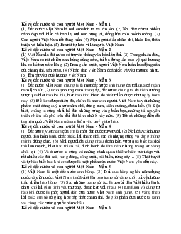 Viết 4-5 câu kể về những điều em biết về đất nước và con người Việt Nam (5 mẫu) | Tập làm văn lớp 2 | Cánh diều