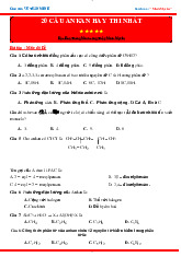 20 CÂU ANKAN HAY THI NHẤT | Đại học Kinh tế Kỹ thuật Công nghiệp