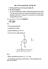 Chuyên đề Vật lí 11 - Bài 4: Thế năng hấp dẫn. Thế hấp dẫn