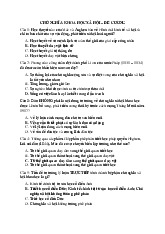 Đề cương môn Chủ nghĩa xã hội khoa học  - trường đại học kinh tế- tài chính thành phố Hồ chí minh