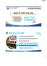 Chương 5: Quản lý thông tin và Cộng tác | Bài giảng quản trị Chuỗi Cung Ứng