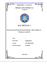 Nghiên Cứu Thị Trường Dầu Gội Thảo Dược | Bài thảo luận quản trị thương hiệu