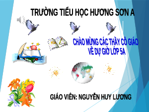 Giáo án điện tử Tiếng Việt 5 Tập đọc Cánh diều: Thầy cúng đi bệnh viện