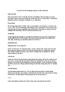 Giải Tiếng Anh 7 Unit 5: Reading | Explore English