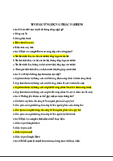 Đề cương ôn tập - trắc nghiệm | Tin học | Đại học Kinh tế - Đại học Đà Nẵng