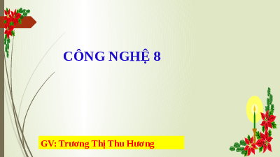 Giáo án điện tử Công nghệ 8 Bài 3 Kết nối tri thức: Bản vẽ chi tiết