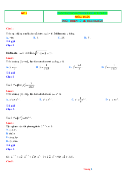 TOP 5 đề ôn thi tốt nghiệp THPT môn Toán 2023 phát triển từ đề tham khảo (có lời giải chi tiết)-Tập 1