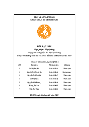 Marketing đỉnh cao và sự phát triển của Starbucks tại Việt Nam | Bài tập môn Marketing dịch vụ