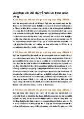 Viết đoạn văn 200 chữ về nghị lực trong cuộc sống