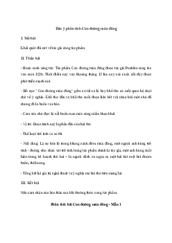Văn mẫu lớp 11: Phân tích bài thơ Con đường mùa đông (Dàn ý + 2 Mẫu) | Kết nối tri thức