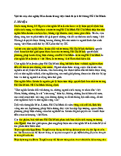 Vai trò của chủ nghĩa Mác-Lênin trong tư tưởng Hồ Chí Minh | Môn Tư tưởng Hồ Chí Minh - Đại học Bách Khoa Hà Nội