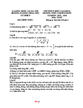 Đề Tuyển Sinh 10 Môn Toán Trường ĐH Khoa Học Tự Nhiên Hà Nội 2025-2026 Có Đáp Án