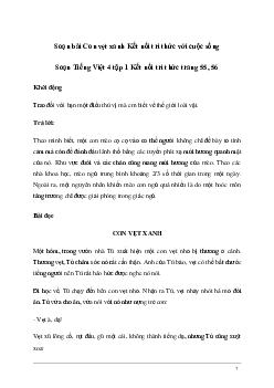 Soạn bài Đọc: Con vẹt xanh | Kết nối tri thức