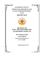 Báo cáo thực tế tour du lịch miền Bắc môn Quản trị kinh doanh lữ hành | Trường Đại học Kiến trúc Đà Nẵng