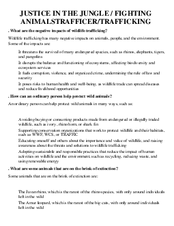 Justice IN THE Jungle | Listening and Speaking B2 | Đại học Khoa học Xã hội và Nhân văn, Đại học Quốc gia Thành phố HCM