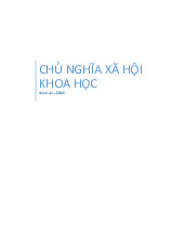 Đề cương môn Chủ nghĩa xã hội khoa học | Học viện Ngân hàng