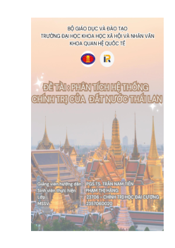 Tiểu luận cuối kỳ | Kinh Tế chính trị quốc tế | Đại học Khoa học Xã hội và Nhân văn, Đại học Quốc gia Thành phố HCM