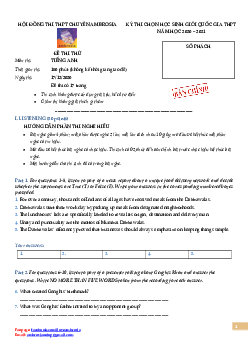 Đề thi chọn HSG QUỐC GIA THPT NĂM HỌC 2020 – 2021