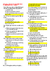 Ôn thi tổng hợp chương 1 dành cho kỳ thi môn Triết học Mác - Lênin | Trường Đại học Nông Lâm Thái Nguyên