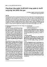 Ứng dụng công nghệ chuỗi khối trong quản lý chuỗi cung ứng gạo | Môn Quản lý chuỗi cung ứng - Đại học Cần Thơ