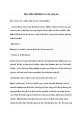 Đọc hiểu Một bữa no có đáp án | Ngữ văn 11