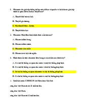 TOP các câu hỏi trắc nghiệm ôn tập môn Pháp luật đại cương chương I và chương II | Trường Đại học Phenikaa