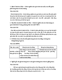 Bài tập nhận định đúng sai có đáp án chi tiết học phần Luật hành chính