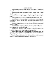 Câu hỏi ôn tập thống kê doanh nghiệp | Đại học Lâm Nghiệp