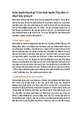 Kinh tuyến tây là gì? Các kinh tuyến Tây nằm ở đâu? Địa lý lớp 6