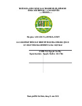 Tóm tắt Giải pháp Kinh Tế Tuần Hoàn Chất Thải | Khoa học môi trường | Đại học Nông Lâm Thành phố Hồ Chí Minh