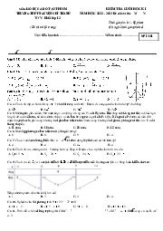 Đề Kiểm Tra Cuối Học Kỳ môn Toán ứng dụng | Trường Đại học Sư phạm Thành phố Hồ Chí Minh