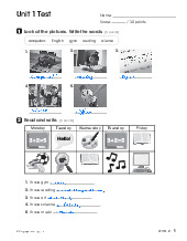 Bài tập Unit - Tiếng Anh