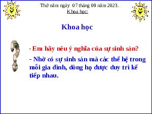 Giáo án điện tử Khoa học 5 Cánh diều: Nam hay nữ (tiết 1)