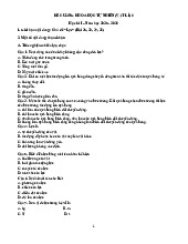 Đề cương Khoa học tự nhiên - Vật lý  6 HK1